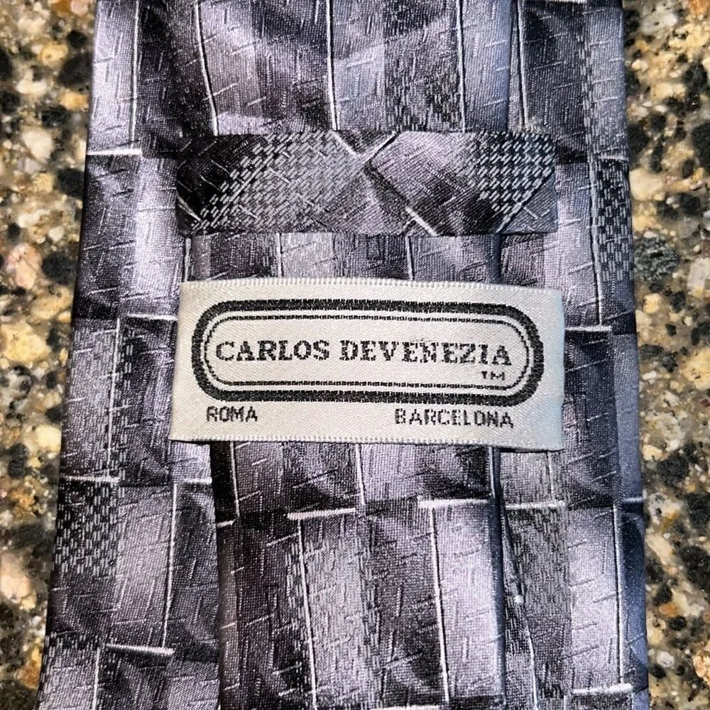 NEW Carlos Devenezia And Studio 1409 Mens Silk Ties